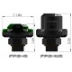 Fuel Pulse Damper FPD-R 8AN ORB Direct Mount Kits Radium Engineering