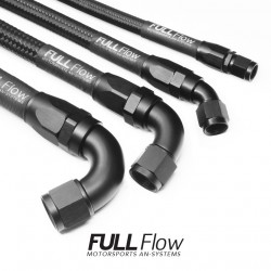 Nuke Performance Full Flow AN Hose End Fitting 180 Degree AN-8