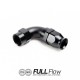 Nuke Performance Full Flow PTFE Hose End Fitting 90 Degree AN-8