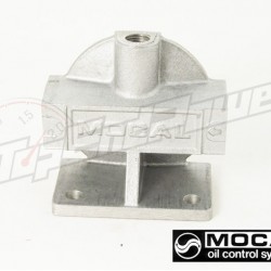 Oil filter remote head assembly 3/4 UFN (LP) with oil temp sensor output 3/8 BSP and female output 1/2 BSP