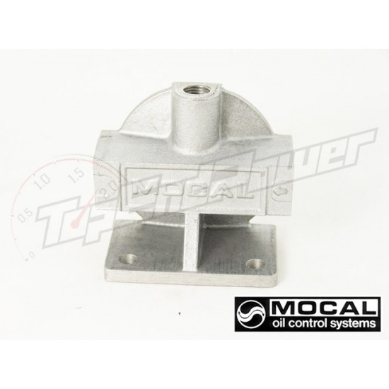 Oil filter remote head assembly 3/4 UFN (LP) with oil temp sensor output 3/8 BSP and female output 1/2 BSP