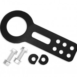Tow hook Straight Black