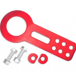Tow hook Straight Red