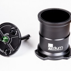 High Volume Fuel Surge Tank Single 10AN Center Pickup for External Pump Radium Engineering