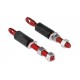 JRspec flat bonnet fasteners - red