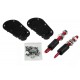 JRspec flat bonnet fasteners - red