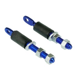 JRspec flat bonnet fasteners - blue
