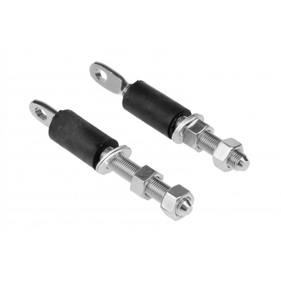 JRspec flat bonnet fasteners - silver