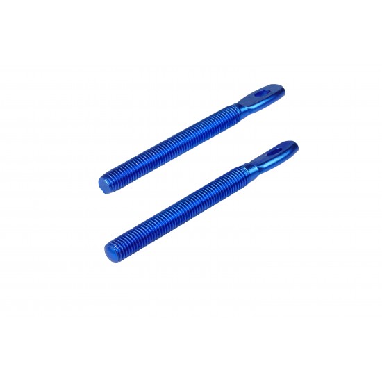 JRspec sliding bonnet pins - blue