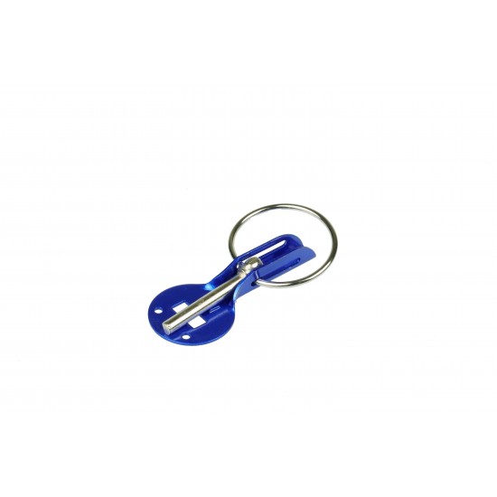 JRspec sliding bonnet pins - blue