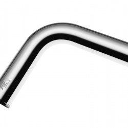Aluminum elbow 90' 51mm, 60cm