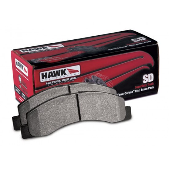 Brake pads Hawk Super Duty front, Toyota Land Cruiser Prauntill 150 3.0 D4D 08-15 / Land Cruiser 150 4.0 V6 VVTi / 10-11 Lexus GX460 / 03-09 GX470 / 07+ Mitsubishi Pajero 3.2 Turbo Diesel LWB / 05-11 Tacoma 6 Lug Wheels