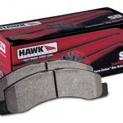 Brake pads Hawk Super Duty rear, 05-07 Ford F250/F350 (Single Rear Wheels)
