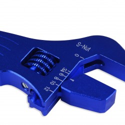 Adjustable wrench for AN fittings Red