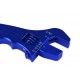 Adjustable wrench for AN fittings Red