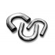 Aluminum elbow 180' 19mm, 60cm