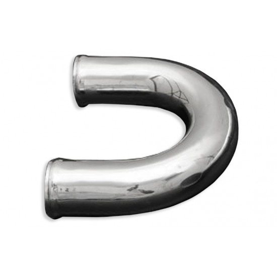 Aluminum elbow 180' 19mm, 60cm