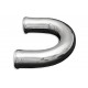 Aluminum elbow 180' 19mm, 60cm