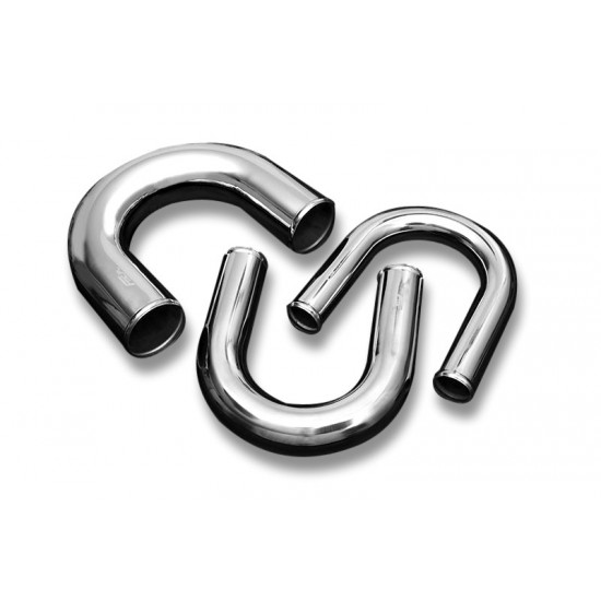 Aluminum elbow 180' 41mm, 60cm
