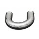 Aluminum elbow 180' 41mm, 60cm