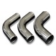 Aluminium elbow 75' 22mm, 30cm
