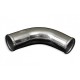 Aluminium elbow 75' 22mm, 30cm