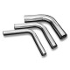 Aluminium elbow 75' 32mm, 60cm