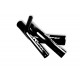 JRspec aluminum elbow 45' 35mm, 60cm