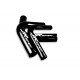 JRspec aluminum elbow 90' 102mm, 60cm