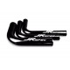 JRspec Aluminum elbow 90' 80mm, 60cm 