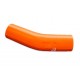 Silicone elbow 23' 65mm Orange