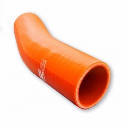 Silicone elbow 23' 68mm Orange