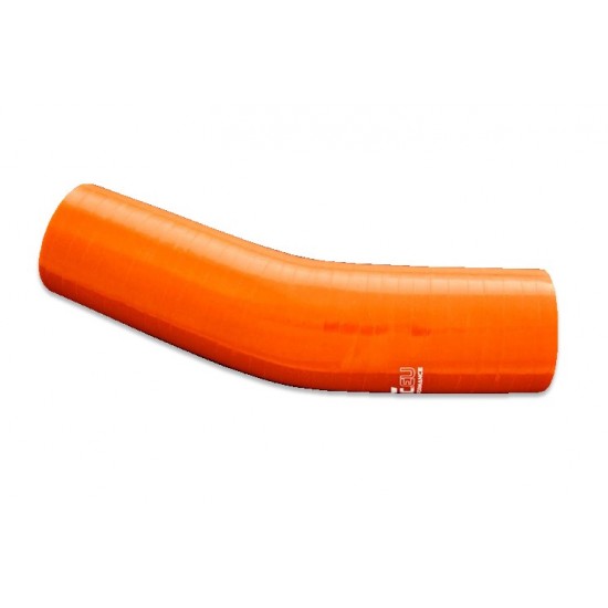 Silicone elbow 23' 68mm Orange