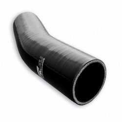 Silicone elbow 23' 70mm Black