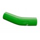 Silicone elbow 23' 70mm Green