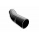 Silicone elbow 23' 76mm Black