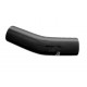 Silicone elbow 23' 76mm Black