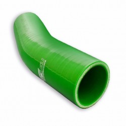 Silicone elbow 23' 76mm Green