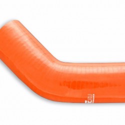 Silicone elbow 45' 48mm Orange
