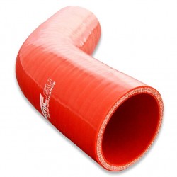 Silicone elbow 45' 51mm Red