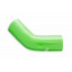 Silicone elbow 45' 80mm Green