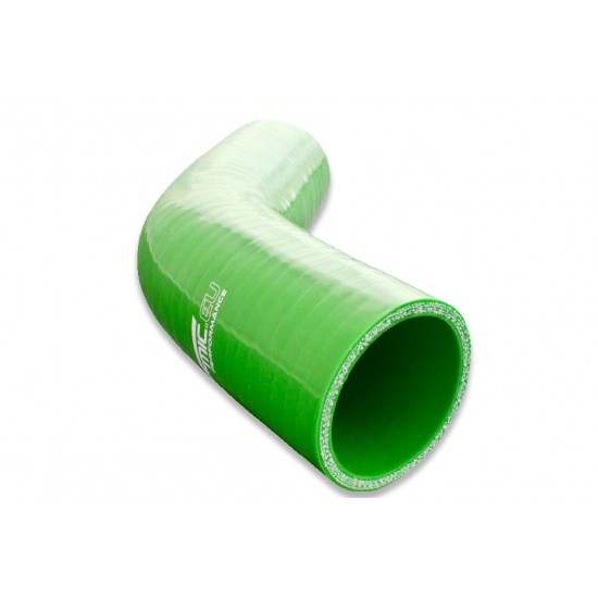 Silicone elbow 45' 80mm Green
