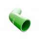 Silicone elbow 45' 80mm Green