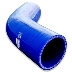Silicone elbow 45' 83mm Blue