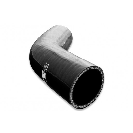 Silicone elbow 45' 89mm Black