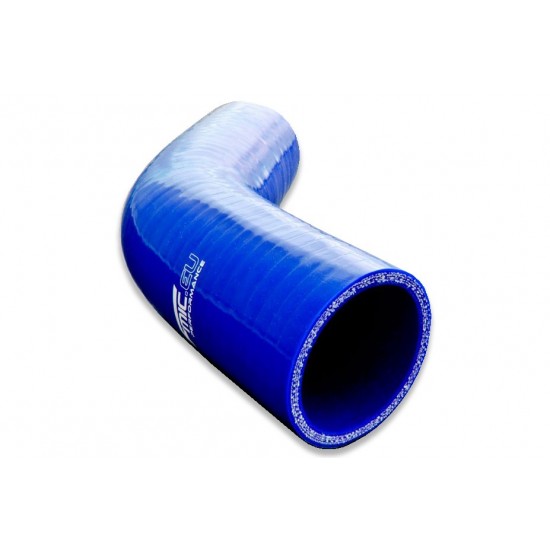 Silicone elbow 45' 89mm Blue