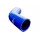 Silicone elbow 45' 89mm Blue