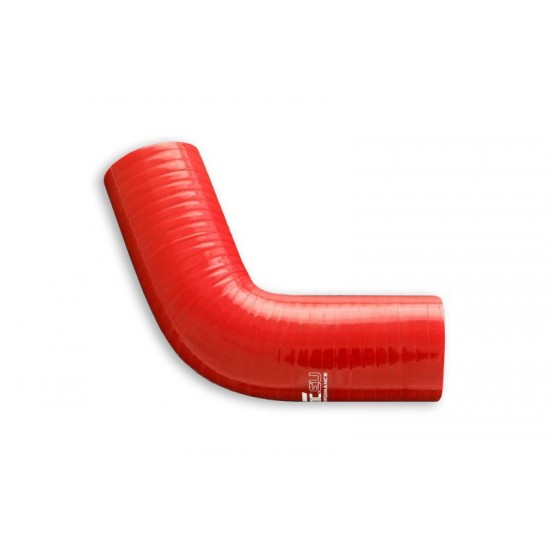 Silicone elbow 67' 76mm Red