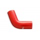 Silicone elbow 67' 76mm Red
