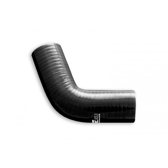 Silicone elbow 67' 89mm Black